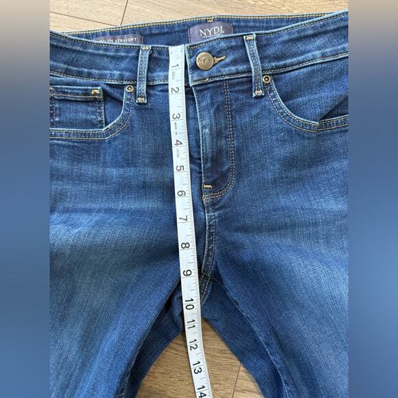 NYDJ Marilyn Straight Crop Jeans With Cuff Size 2 - Picture 8 of 9